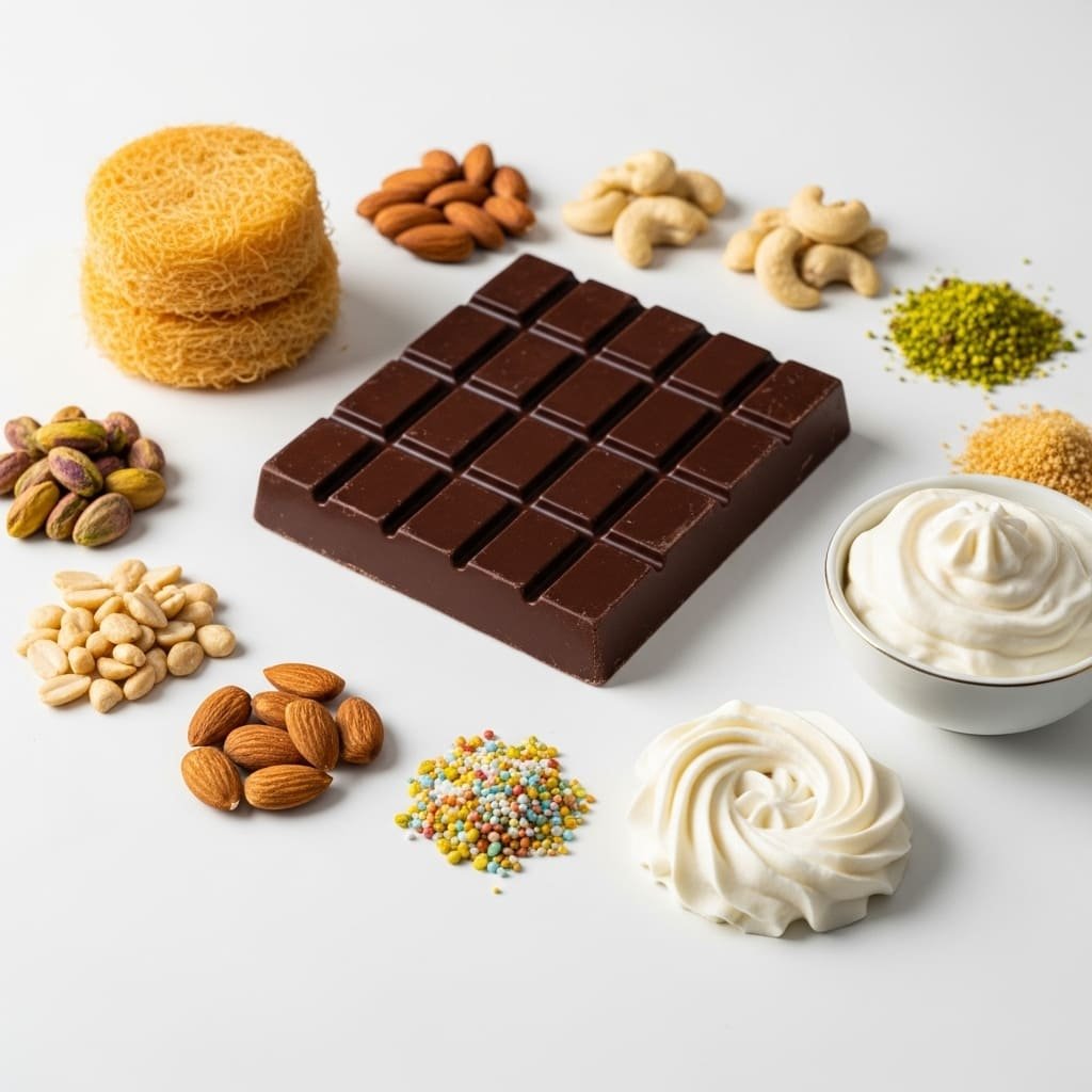 Dubai Chocolate Bar Ingredients